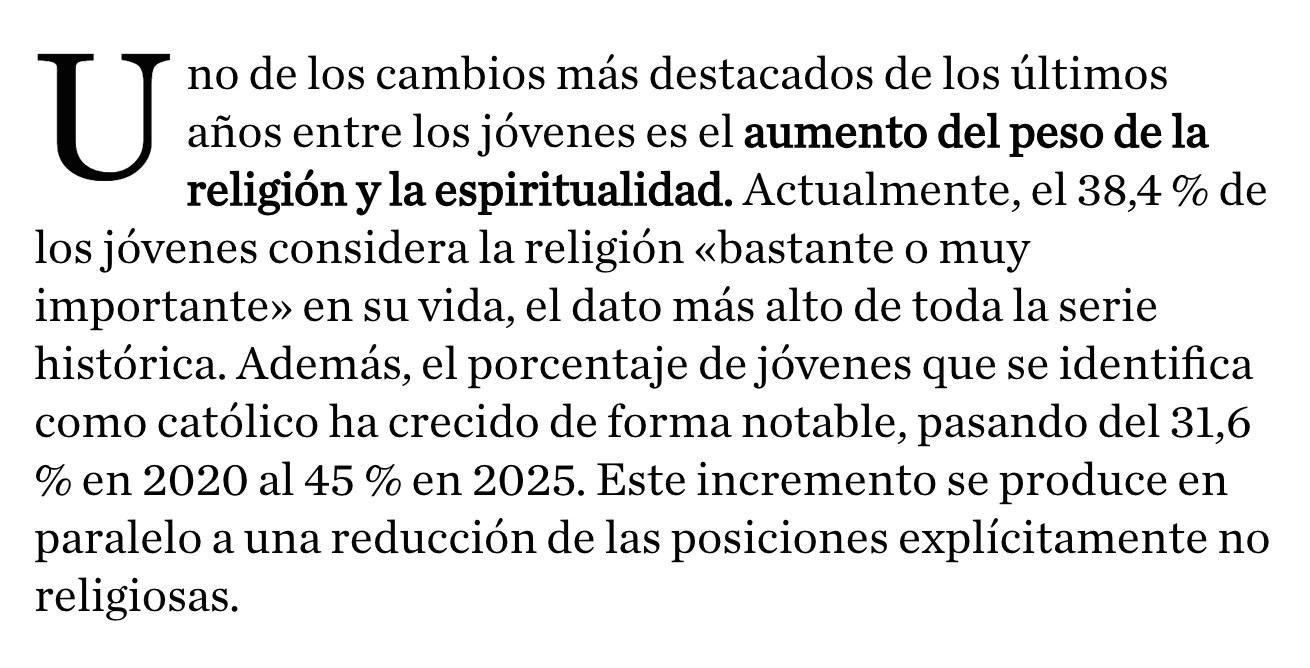 Cuerpo del artículo con el dato 31,6% a 45%