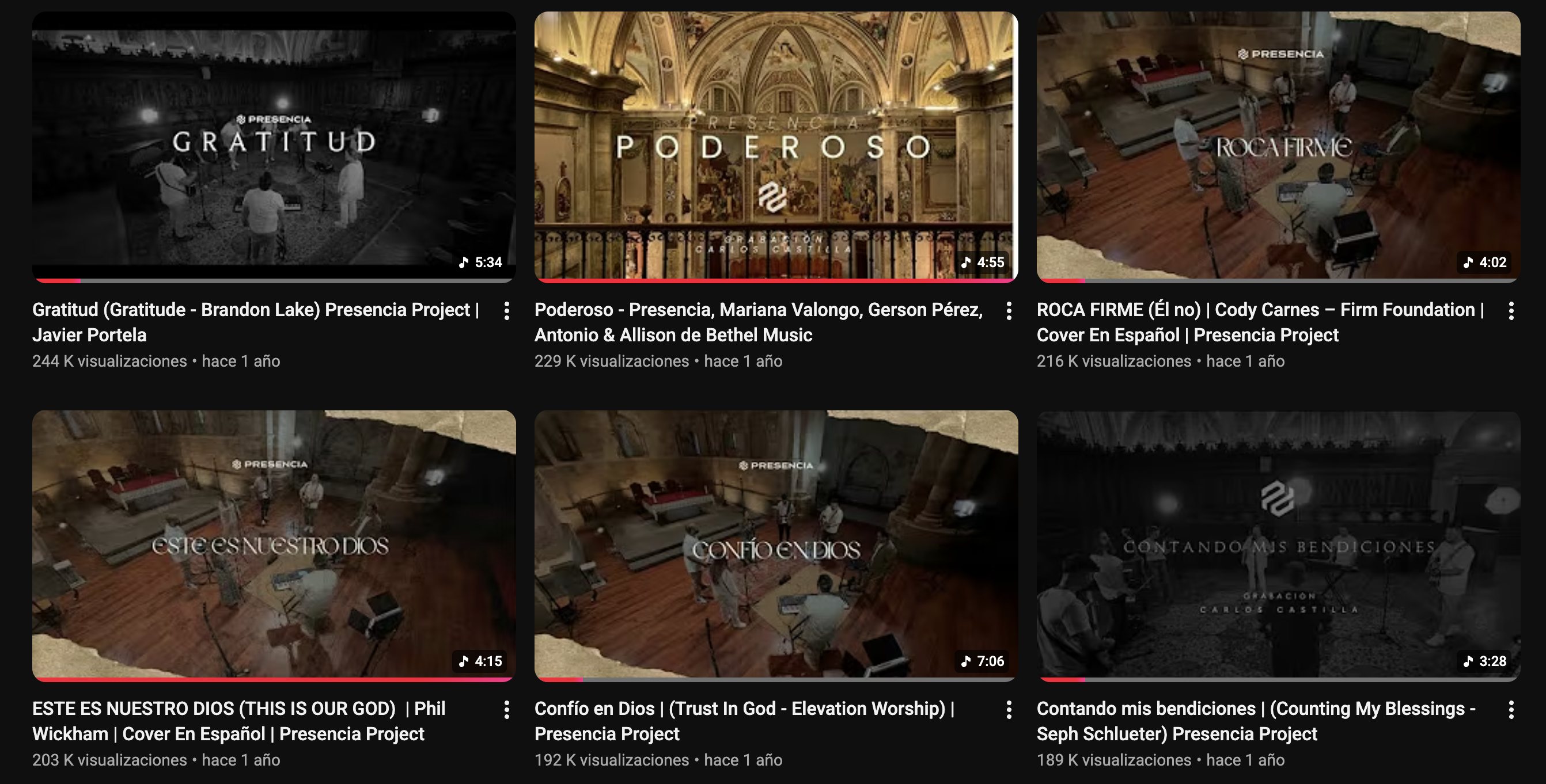 Videos de YouTube